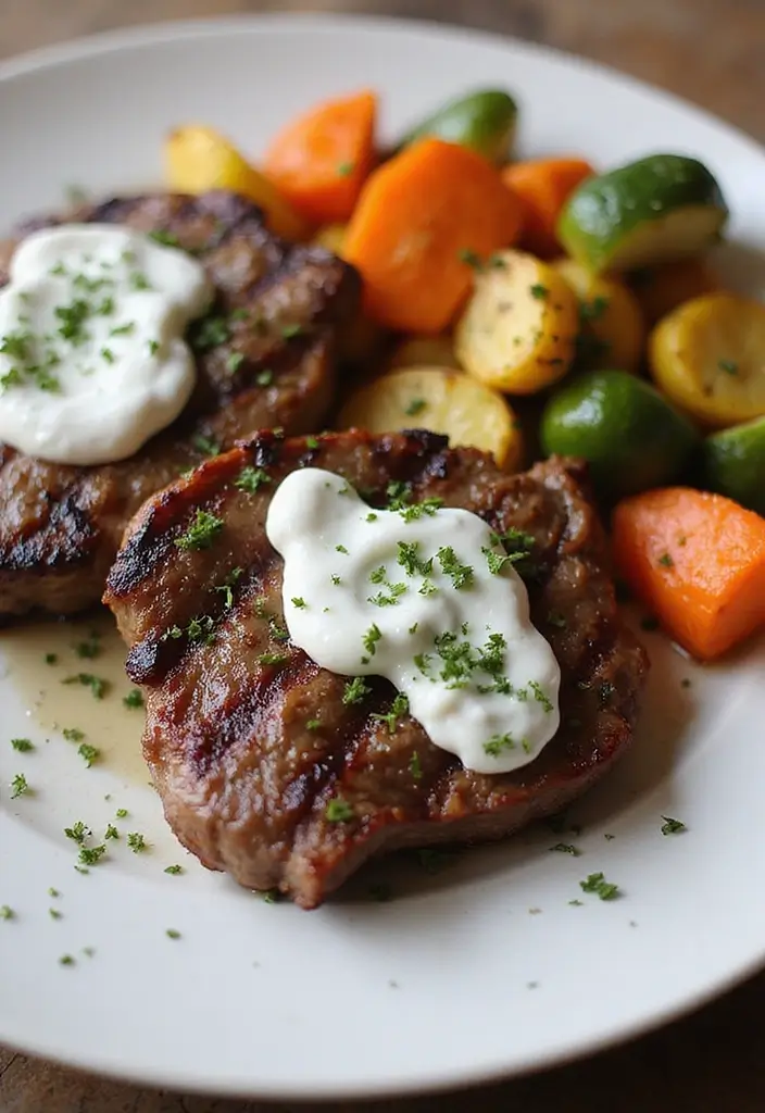 27+ Summer Lamb Recipes Fresh and Grilled Favorites - 27. Grilled Lamb with Herb Yogurt Sauce