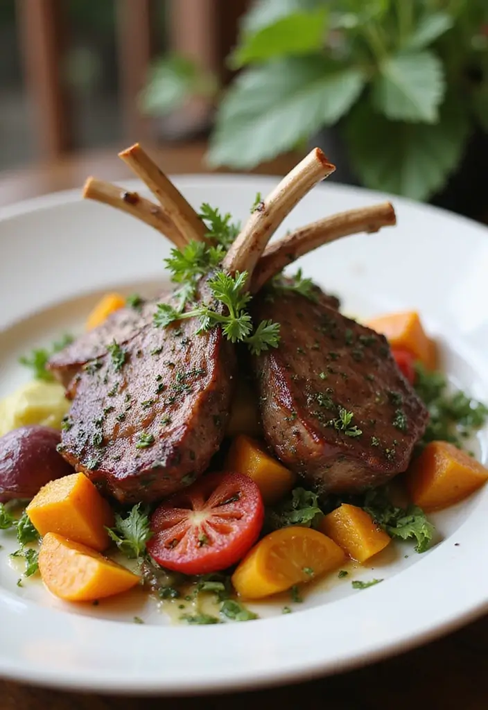 27+ Summer Lamb Recipes Fresh and Grilled Favorites - 3. Herb-Crusted Rack of Lamb