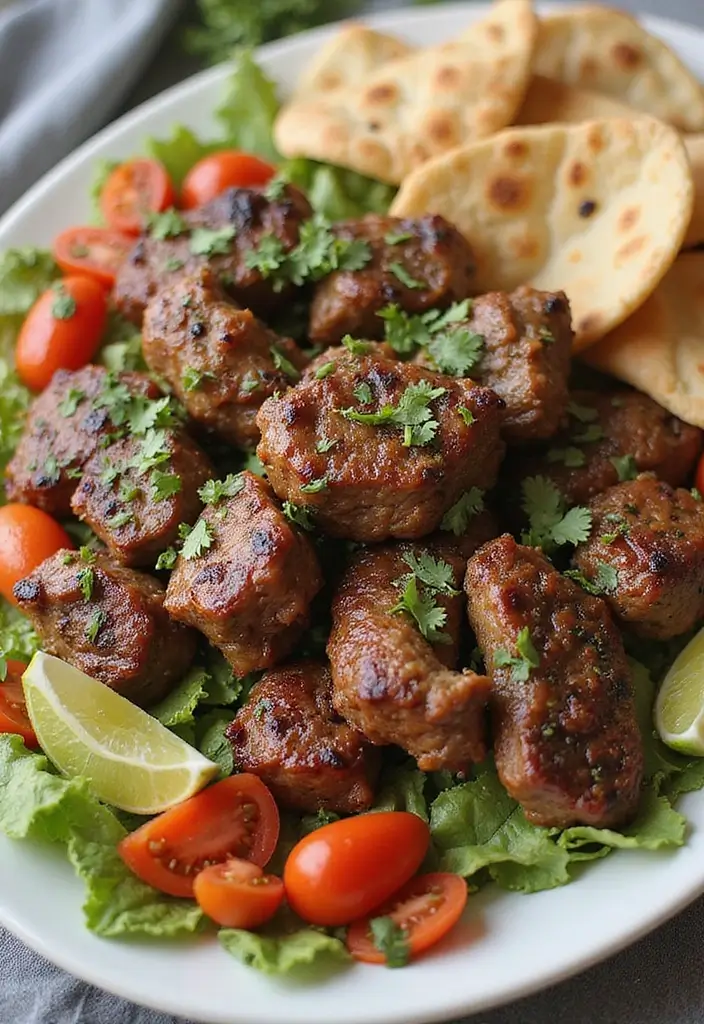 27+ Summer Lamb Recipes Fresh and Grilled Favorites - 5. Sumac and Yogurt Marinated Lamb Kebabs
