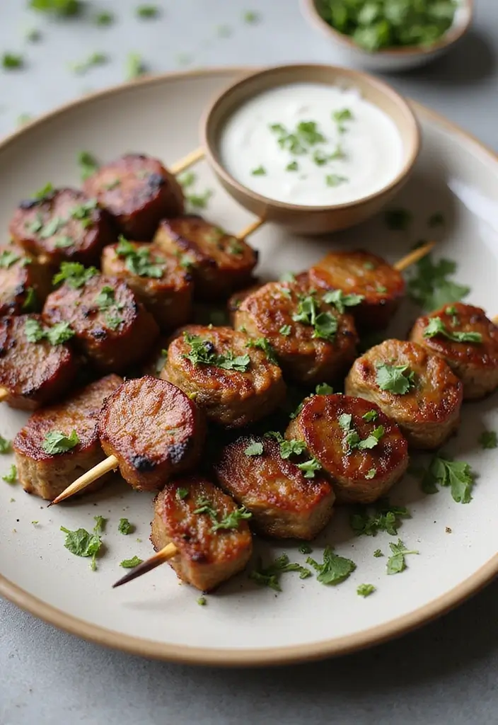 27+ Summer Lamb Recipes Fresh and Grilled Favorites - 7. Lamb Kofta with Tsatziki Sauce