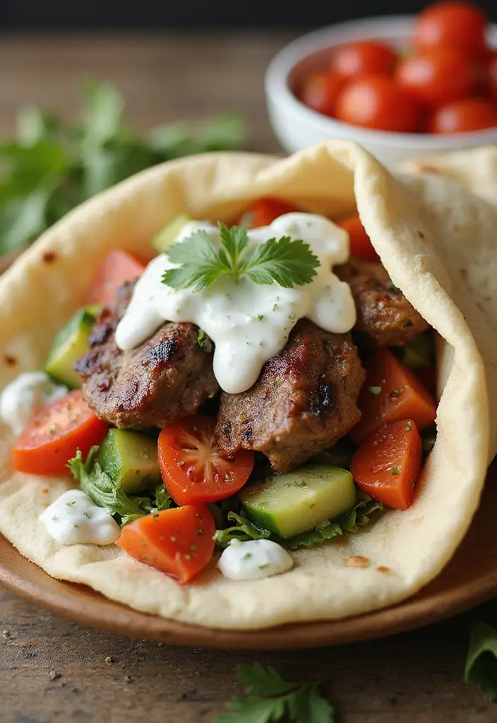 27+ Summer Lamb Recipes Fresh and Grilled Favorites - 9. Grilled Lamb Gyros