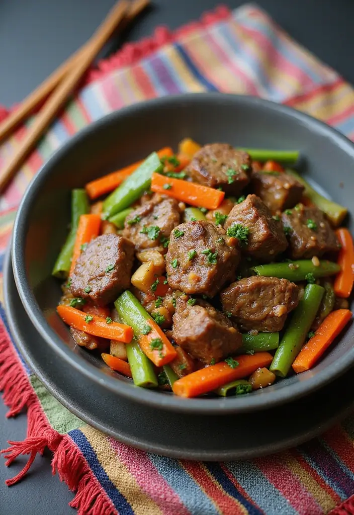 28 Australian Lamb Recipes Iconic and Flavor Packed 11. Lamb and Vegetable Stir Fry