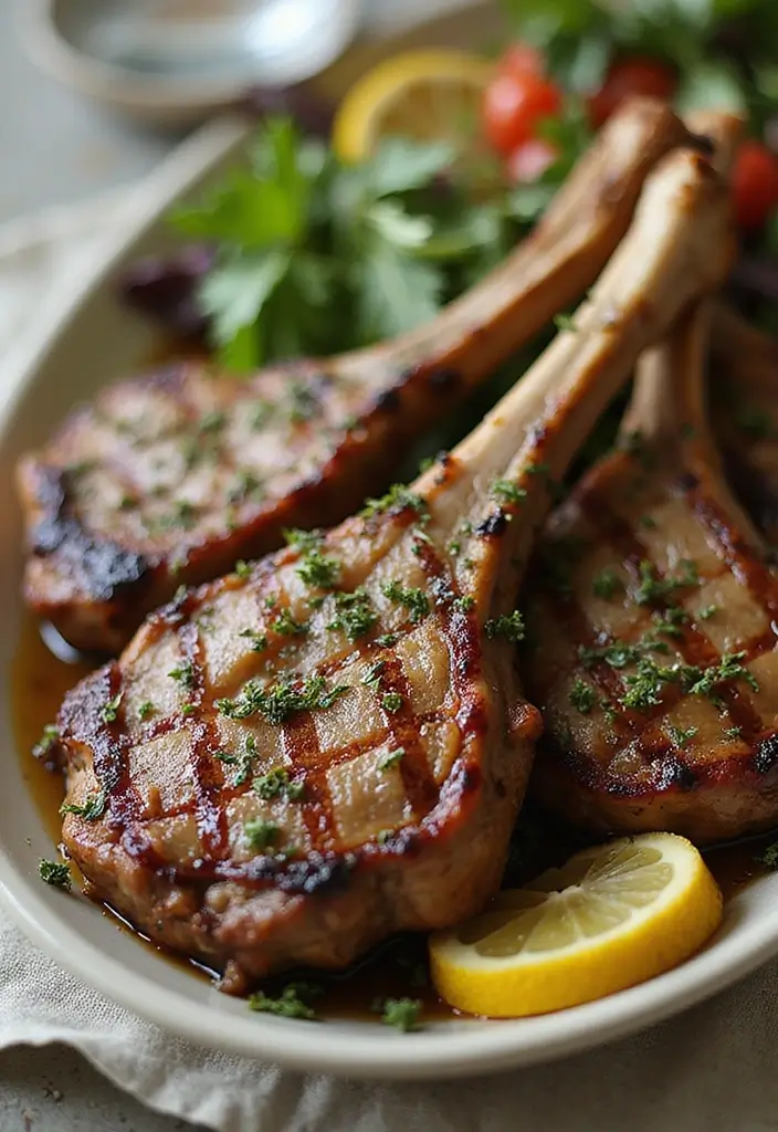 28 Australian Lamb Recipes Iconic and Flavor Packed 5. Grilled Lamb Chops with Lemon and Thyme
