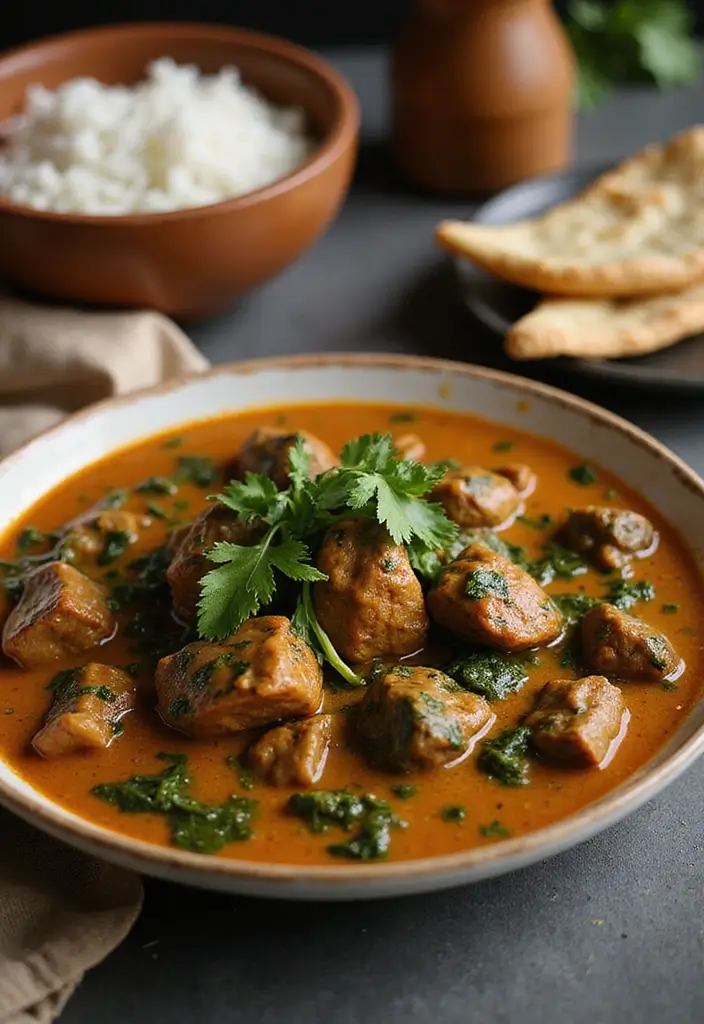 28 Chinese Lamb Recipes Flavor Packed Asian Inspirations 22. Lamb Curry with Spinach