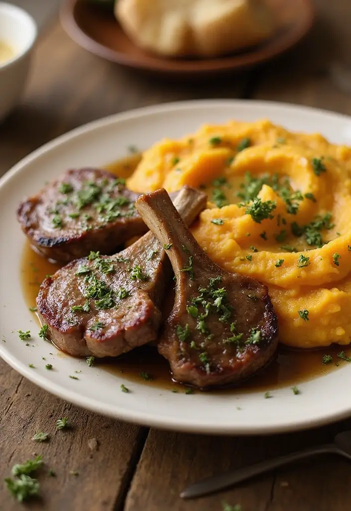 28 Healthy Lamb Chop Recipes Guilt Free and Delicious 15. Rosemary and Thyme Lamb Chops