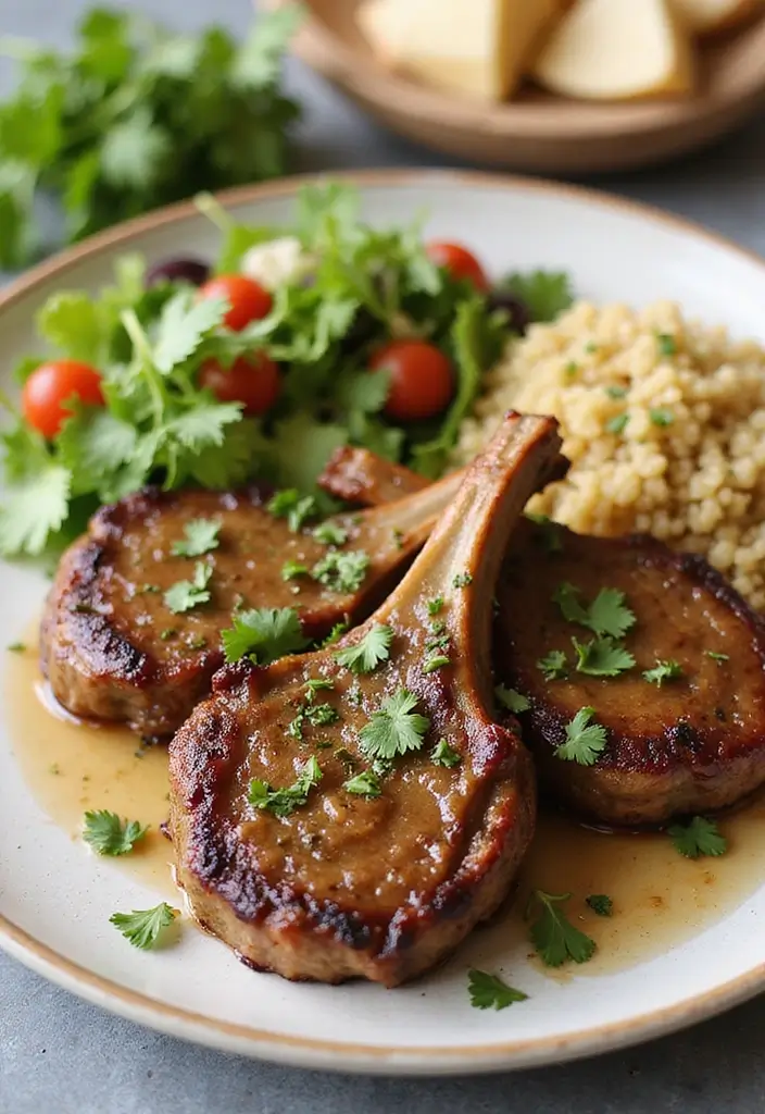28 Healthy Lamb Chop Recipes Guilt Free and Delicious 27. Cilantro Honey Lamb Chops