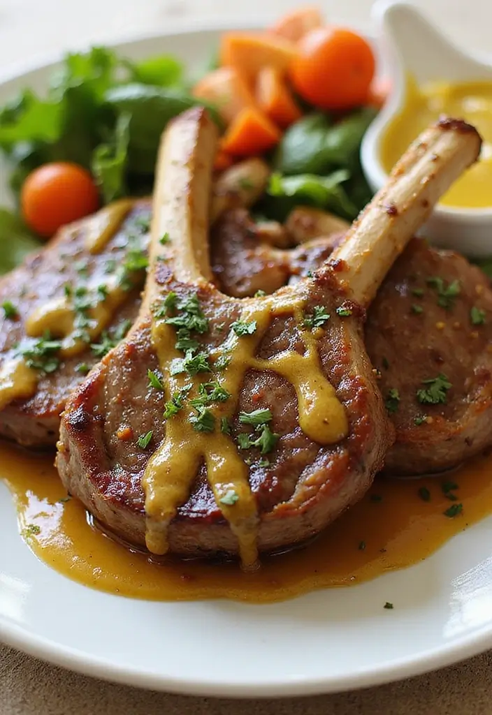 28 Lamb Steak Recipes Perfect for Weeknight or Special Dinners 10. Honey Mustard Glazed Lamb Steaks