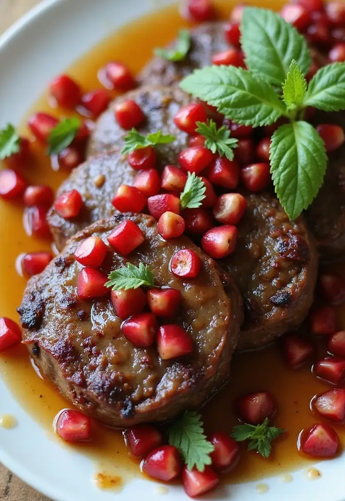 28 Lamb Steak Recipes Perfect for Weeknight or Special Dinners 14. Pomegranate Glazed Lamb Steaks