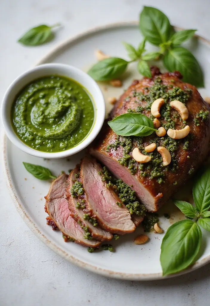28 Leg of Lamb Sauce Recipes to Elevate Any Dinner 16. Pesto Sauce