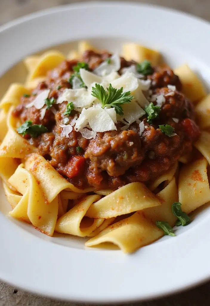 28 Ottolenghi Lamb Recipes Unique and Flavorful Creations 22. Lamb Bolognese with Pappardelle