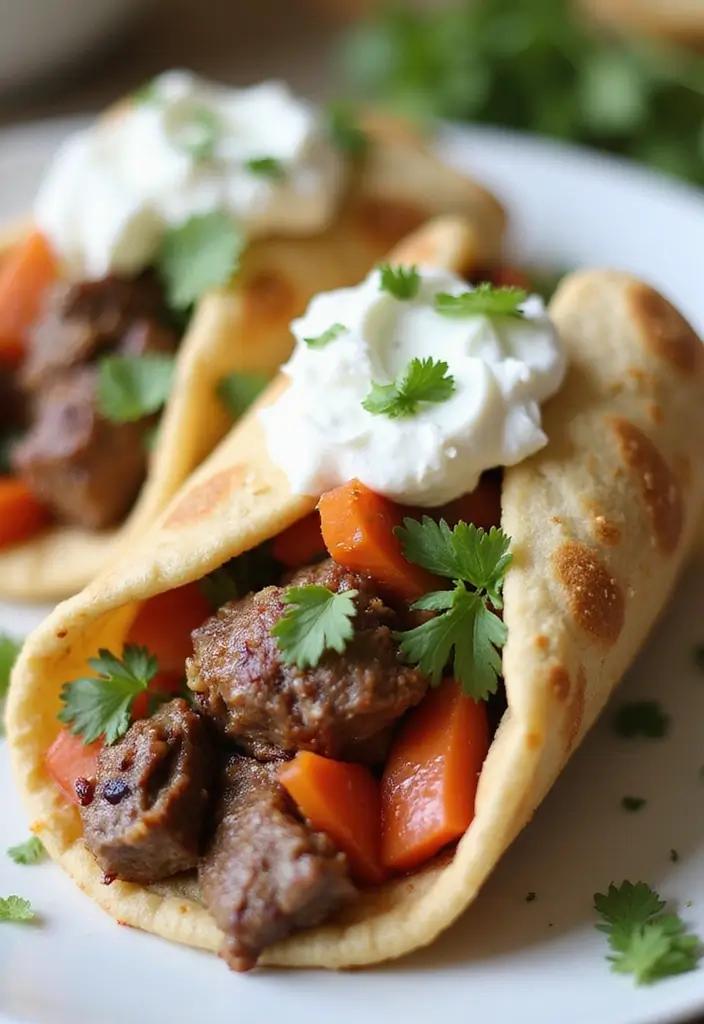 28 Ottolenghi Lamb Recipes Unique and Flavorful Creations 27. Lamb Pita Pockets with Tzatziki