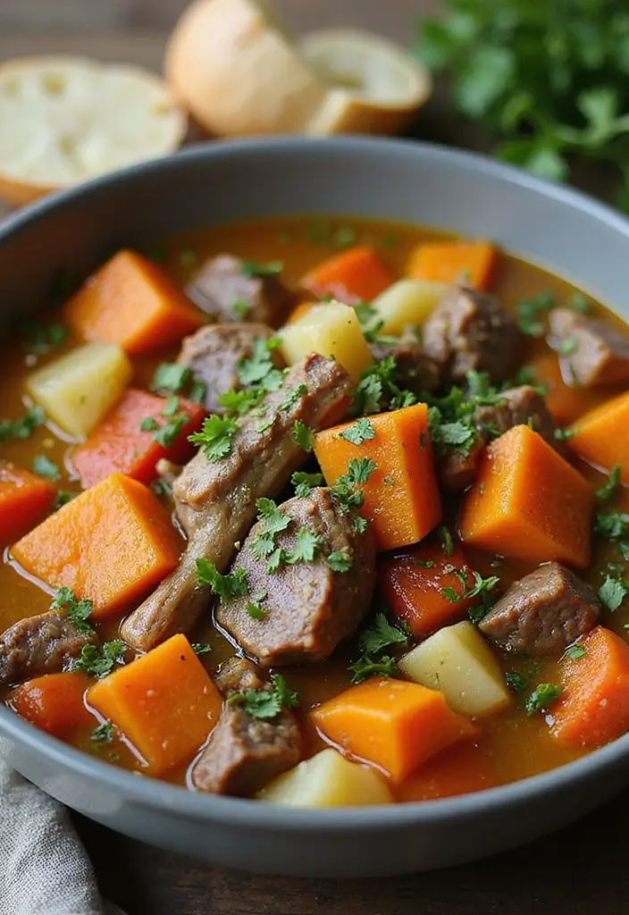 28 Slow Cooked Lamb Recipes Comfort Food Youll Crave 2. Herbed Lamb and Vegetable Soup