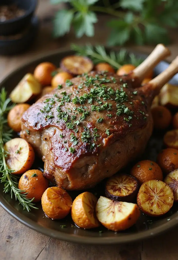28 Slow Cooked Lamb Recipes Comfort Food Youll Crave 25. Garlic and Herb Lamb Roast