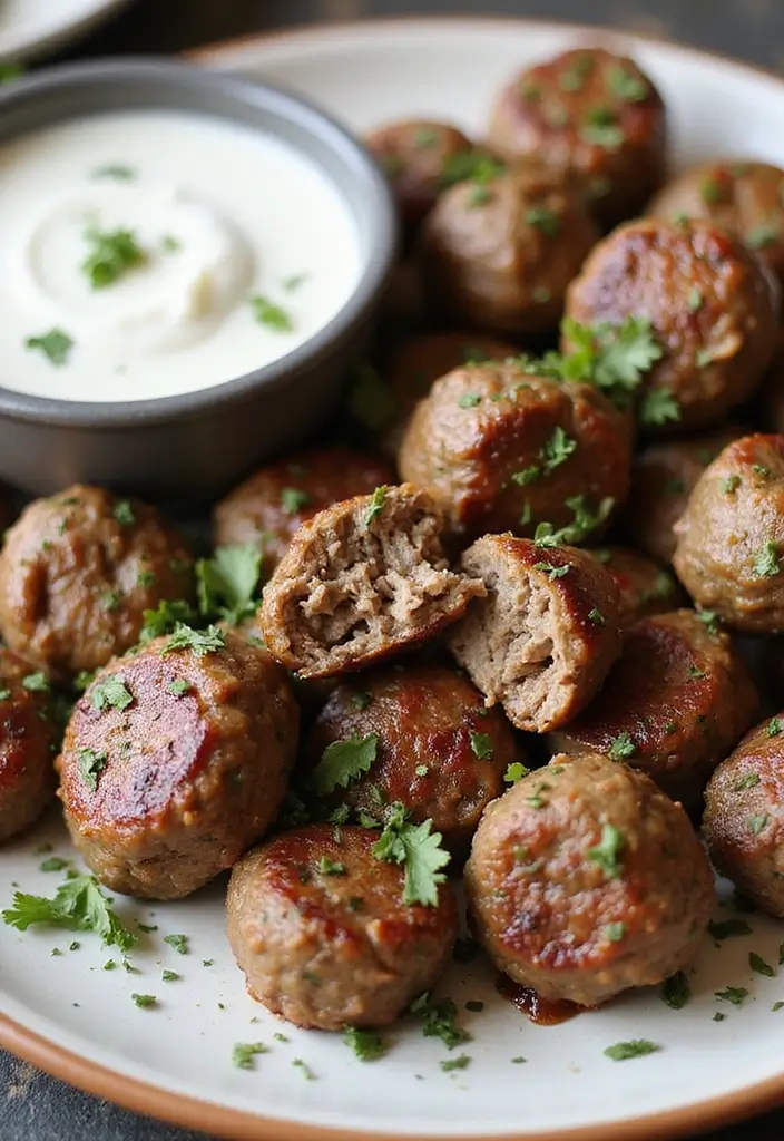 30 Ground Lamb Recipes Juicy and Easy Dinner Ideas 13. Greek Lamb and Feta Meatballs