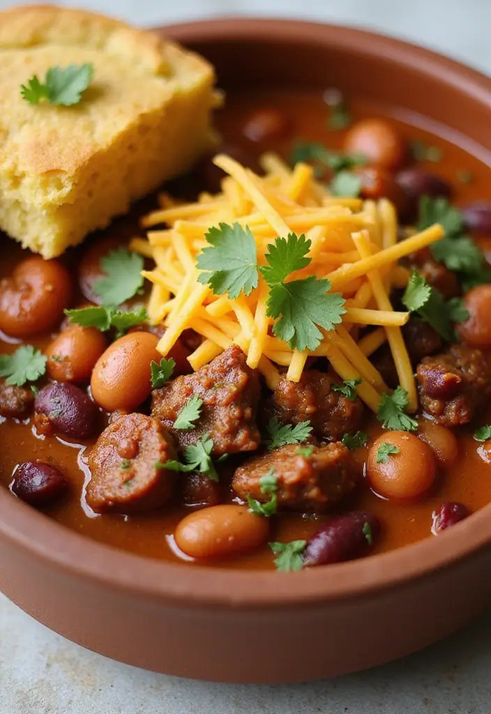 30 Ground Lamb Recipes Juicy and Easy Dinner Ideas 21. Spicy Lamb and Bean Chili