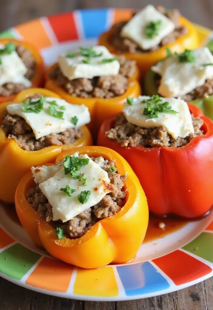 30 Ground Lamb Recipes Juicy and Easy Dinner Ideas 22. Ground Lamb and Feta Stuffed Peppers