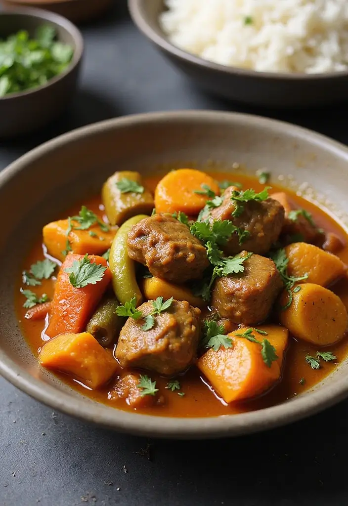 30 Ground Lamb Recipes Juicy and Easy Dinner Ideas 24. Spicy Lamb and Vegetable Curry