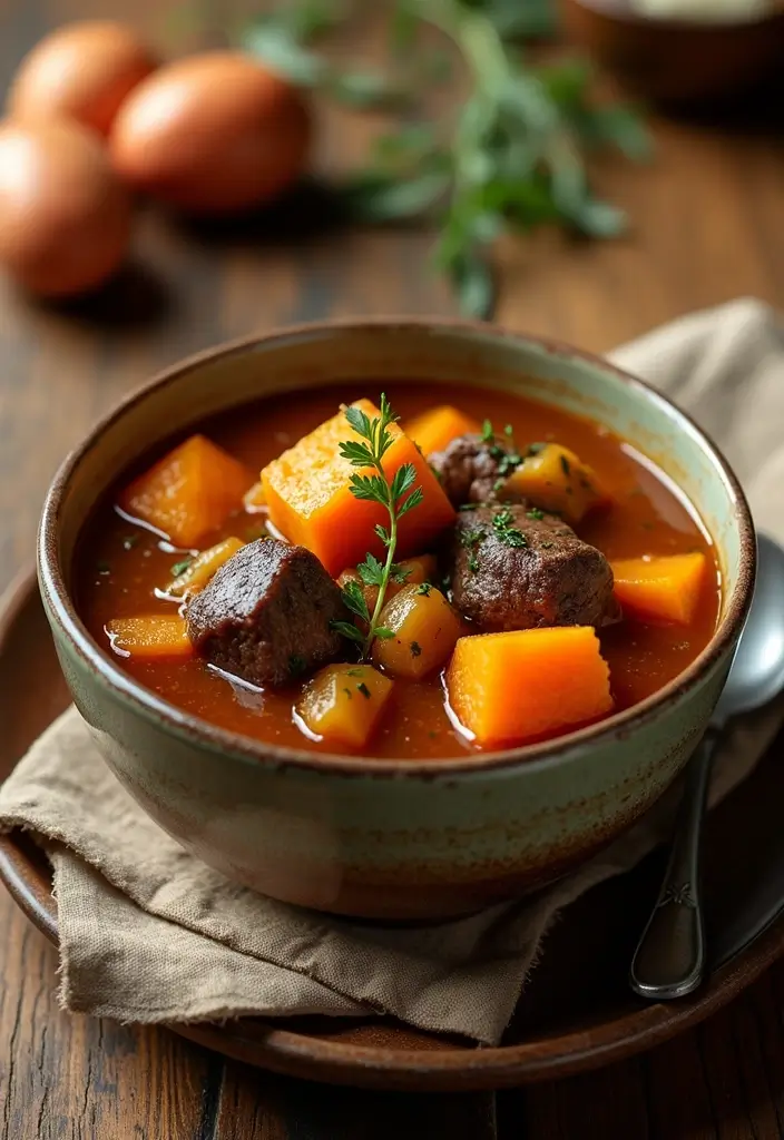 30 Irish Lamb Stew Recipes Cozy and Traditional Favorites 12. Irish Lamb Stew with Sweet Potatoes