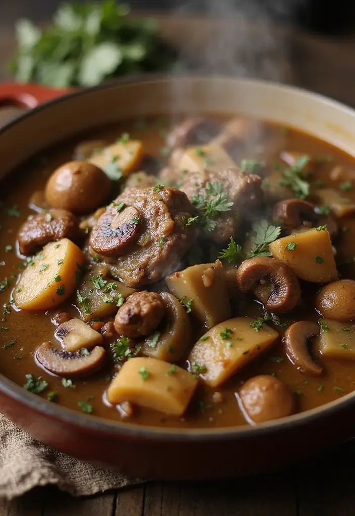 30 Irish Lamb Stew Recipes Cozy and Traditional Favorites 14. Irish Lamb Stew with Mushrooms