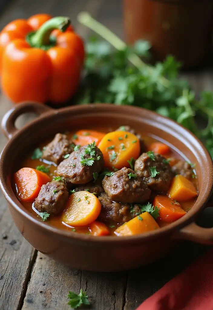 30 Irish Lamb Stew Recipes Cozy and Traditional Favorites 23. Irish Lamb Stew with Bell Peppers