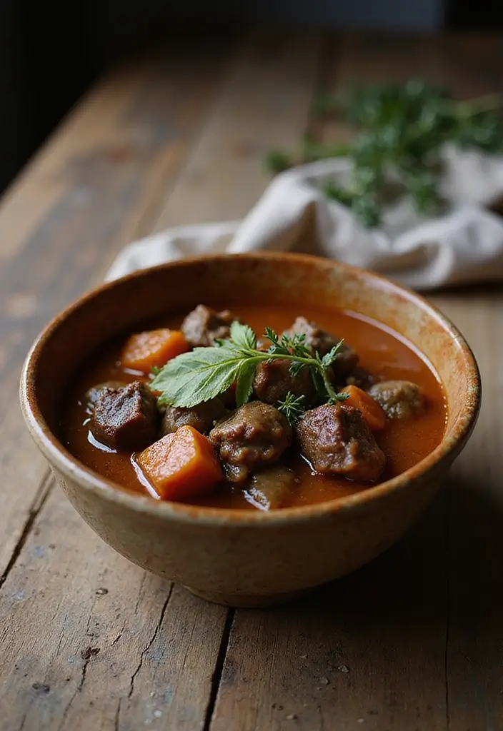 30 Irish Lamb Stew Recipes Cozy and Traditional Favorites 28. Irish Lamb Stew with Thyme and Bay Leaves