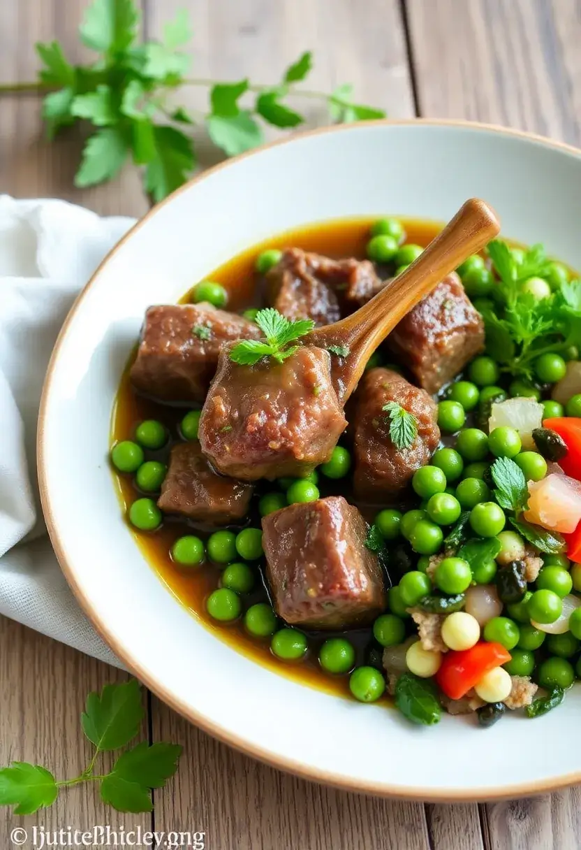 30 Italian Lamb Recipes Hearty Mediterranean Dishes 29. Braised Lamb with Mint and Peas