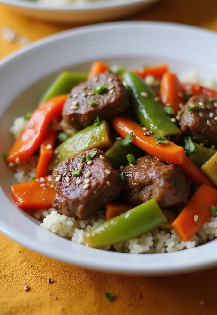 30 Juicy and Easy Lamb Pieces Recipes for Busy Weeknights 22. Lamb and Bell Pepper Stir Fry