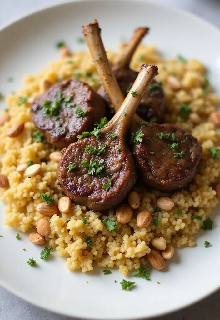 30 Lamb Backstrap Recipes Dinners That Impress Every Guest 21. Mediterranean Couscous Lamb Backstrap