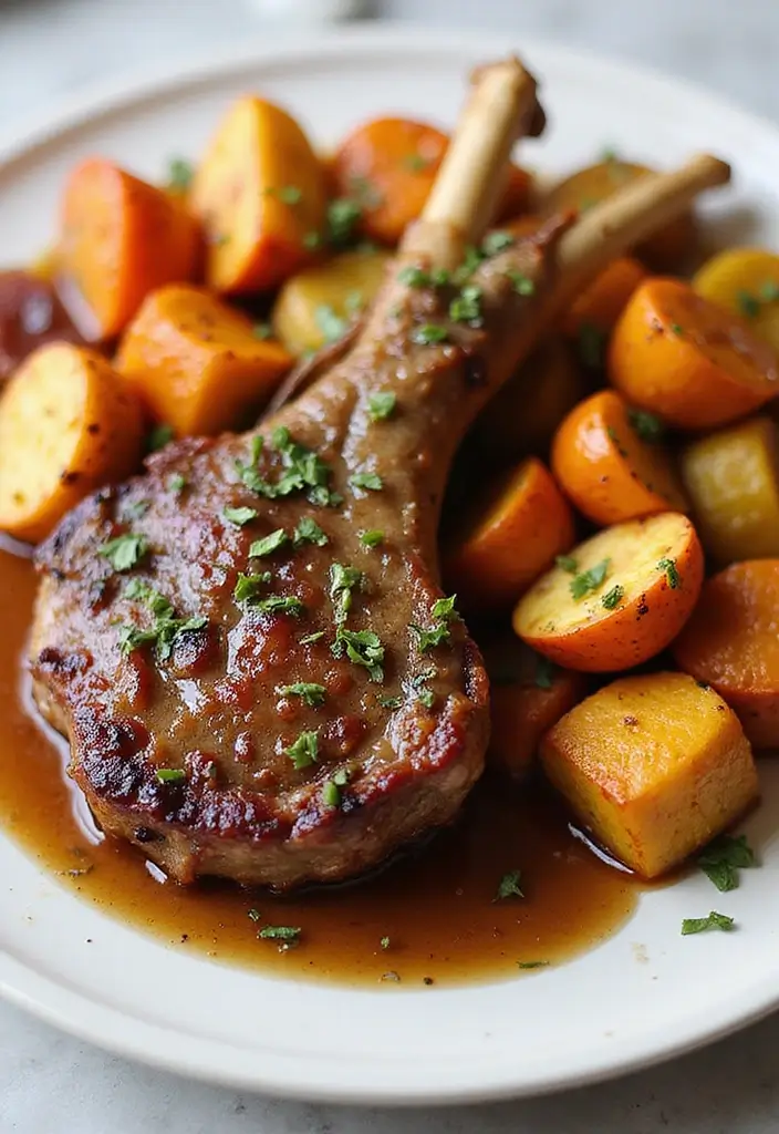 30 Lamb Backstrap Recipes Dinners That Impress Every Guest 22. Maple Mustard Glazed Lamb Backstrap