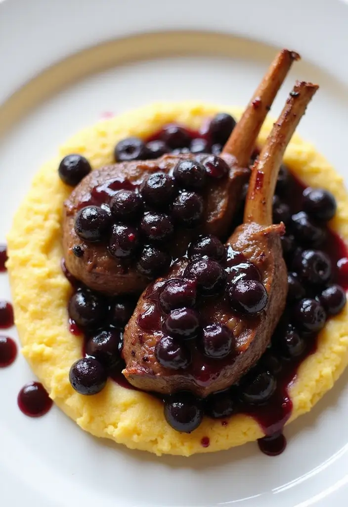 30 Lamb Backstrap Recipes Dinners That Impress Every Guest 29. Blueberry Balsamic Lamb Backstrap