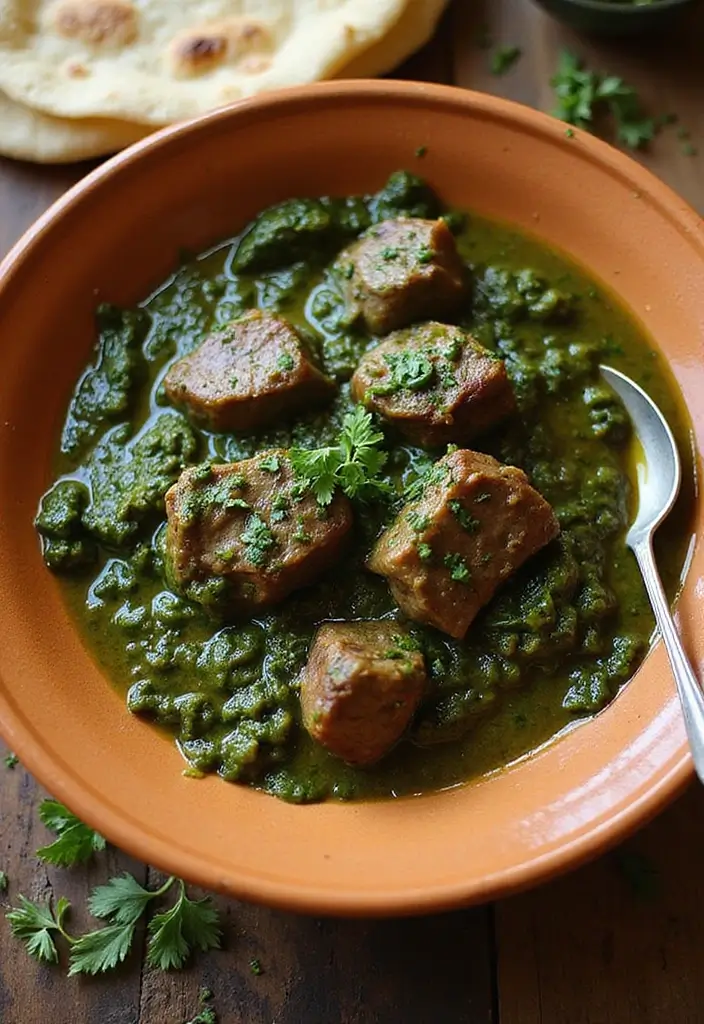 30 Lamb Masala Recipes Spicy and Authentic Indian Flavors 14. Lamb Saag