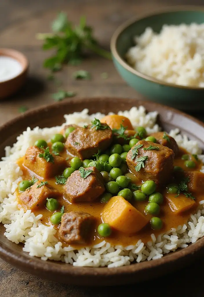 30 Lamb Masala Recipes Spicy and Authentic Indian Flavors 21. Lamb and Pea Curry