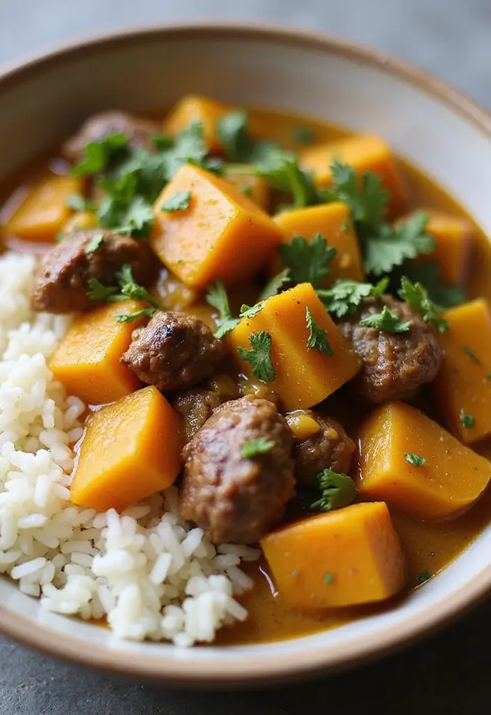 30 Lamb Masala Recipes Spicy and Authentic Indian Flavors 30. Lamb and Butternut Squash Curry