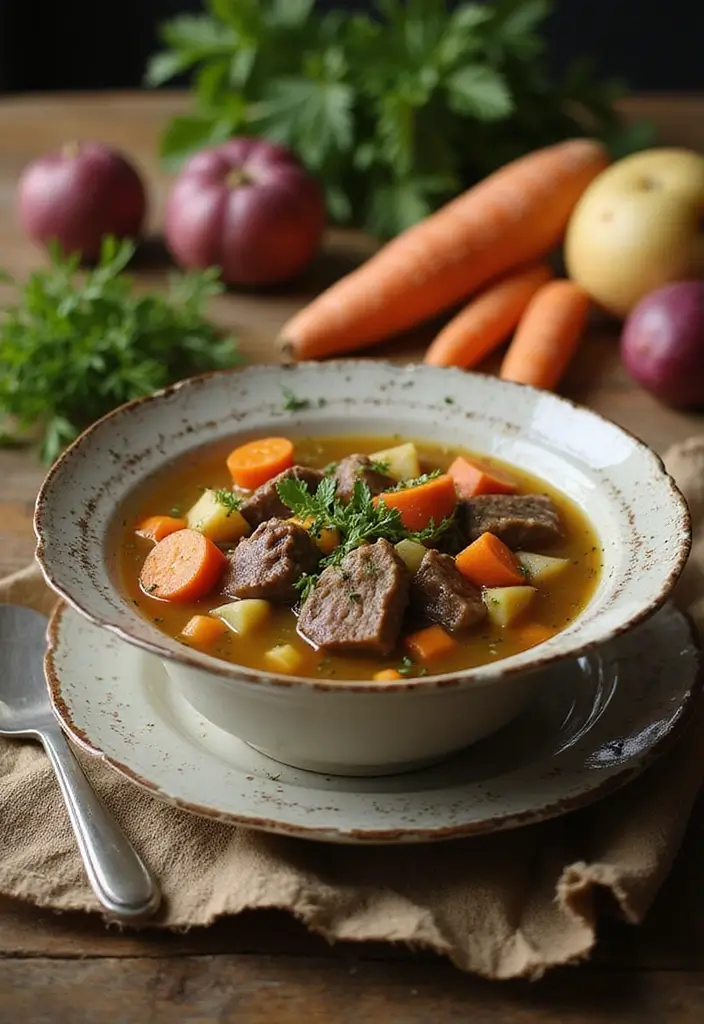 30+ Lamb Soup Recipes Comforting Bowls for Every Season 1 30+ Lamb Soup Recipes Comforting Bowls for Every Season - 1. Classic Lamb and Vegetable Soup