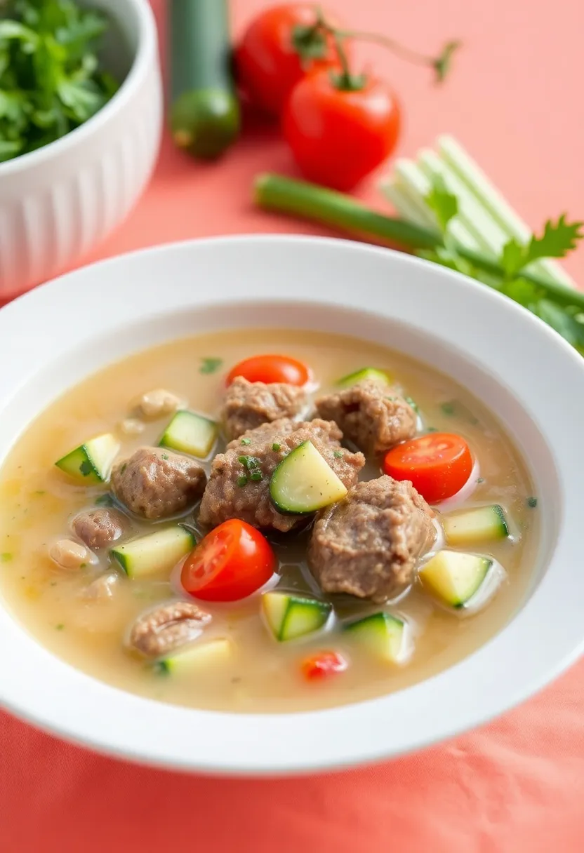 30+ Lamb Soup Recipes Comforting Bowls for Every Season 15 30+ Lamb Soup Recipes Comforting Bowls for Every Season - 15. Lamb and Zucchini Soup