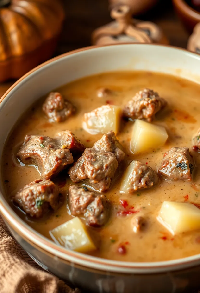 30+ Lamb Soup Recipes Comforting Bowls for Every Season 20 30+ Lamb Soup Recipes Comforting Bowls for Every Season - 20. Lamb and Potato Chowder
