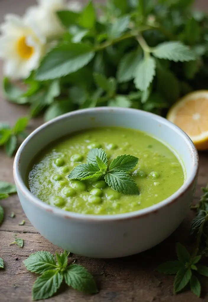 30+ Lamb Soup Recipes Comforting Bowls for Every Season 7 30+ Lamb Soup Recipes Comforting Bowls for Every Season - 7. Spring Lamb and Pea Soup