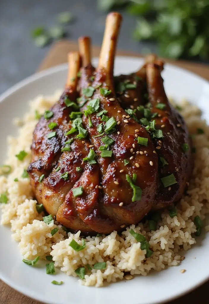 30 Leg of Lamb Recipes for Juicy and Tender Dinners 10. Asian Inspired Soy and Ginger Lamb