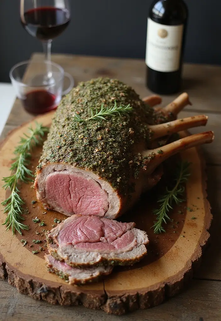 30 Leg of Lamb Recipes for Juicy and Tender Dinners 2. Herb Crusted Leg of Lamb
