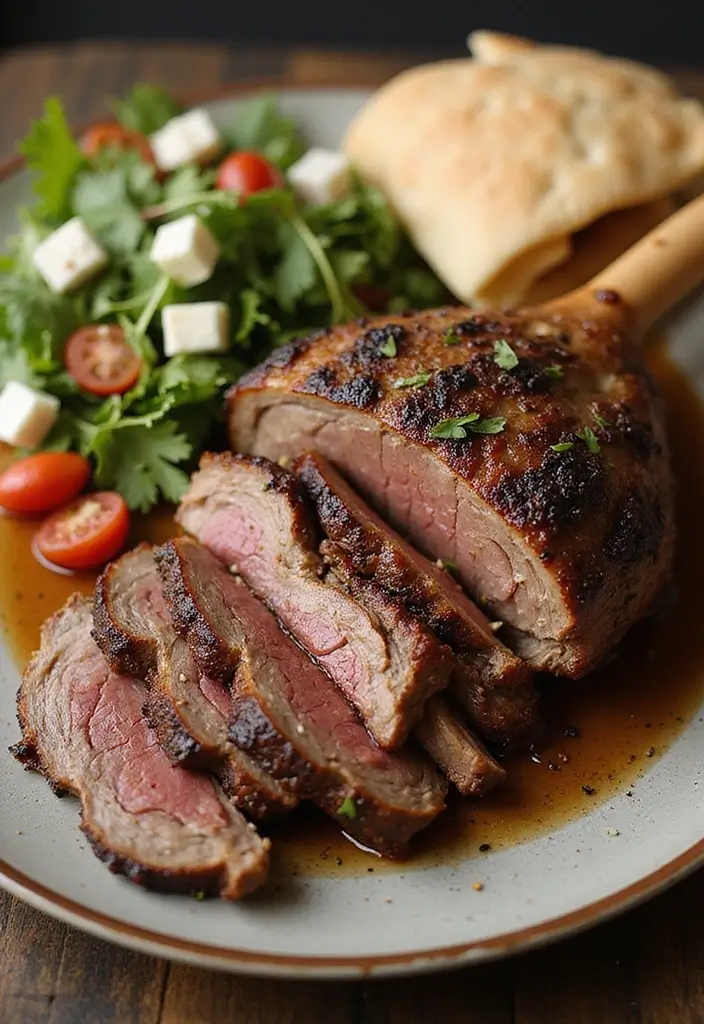 30 Leg of Lamb Recipes for Juicy and Tender Dinners 23. Greek Style Leg of Lamb