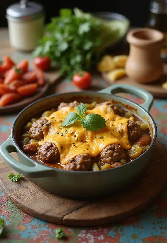 30 Mexican Lamb Recipes Bold and Zesty Flavors 14. Lamb and Green Chile Casserole