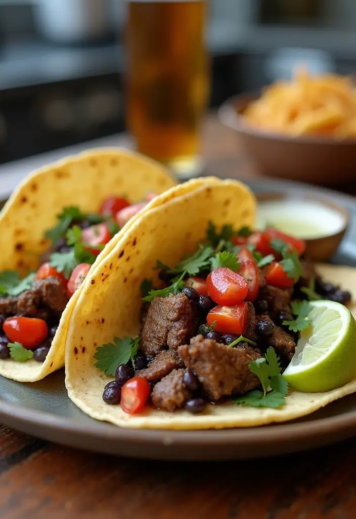 30 Mexican Lamb Recipes Bold and Zesty Flavors 28. Lamb and Black Bean Tacos