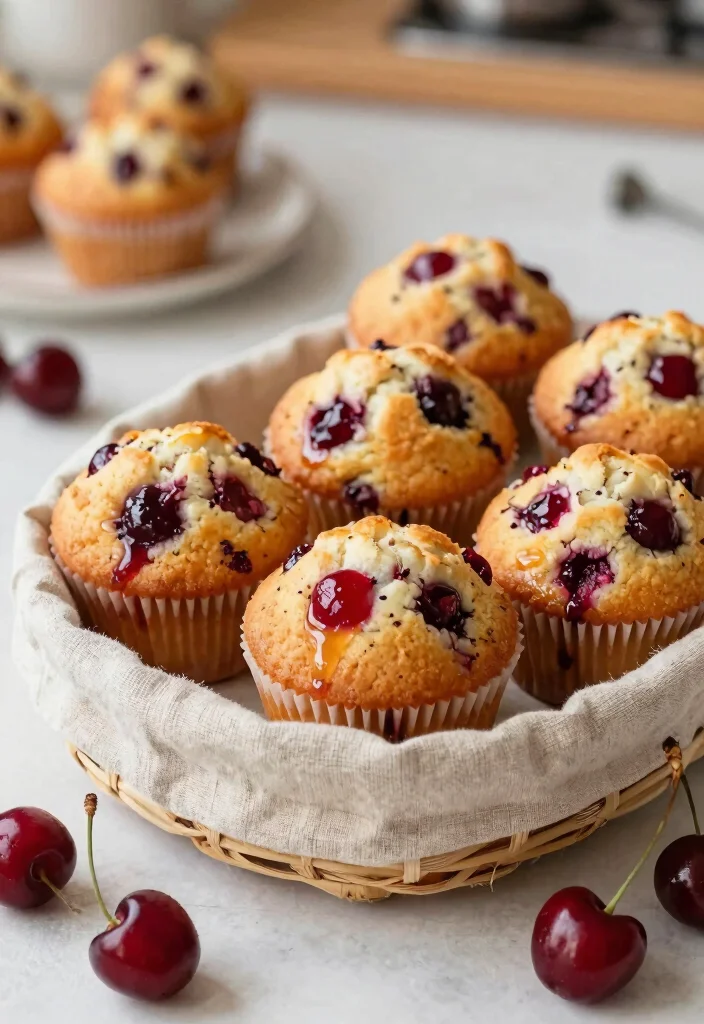 10 Cherry Jubilee Dessert Recipes for a Classic Flambé Dessert - 10. Cherry Jubilee Muffins 1