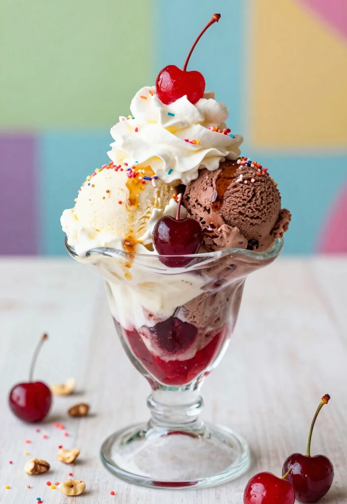 10 Cherry Jubilee Dessert Recipes for a Classic Flambé Dessert - 7. Cherry Jubilee Ice Cream Sundae 1
