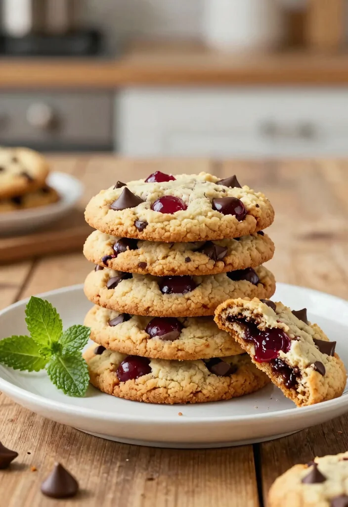 10 Chocolate Cherry Dessert Recipes for Rich Sweet Flavor 6. Cherry Chocolate Chip Cookies 0