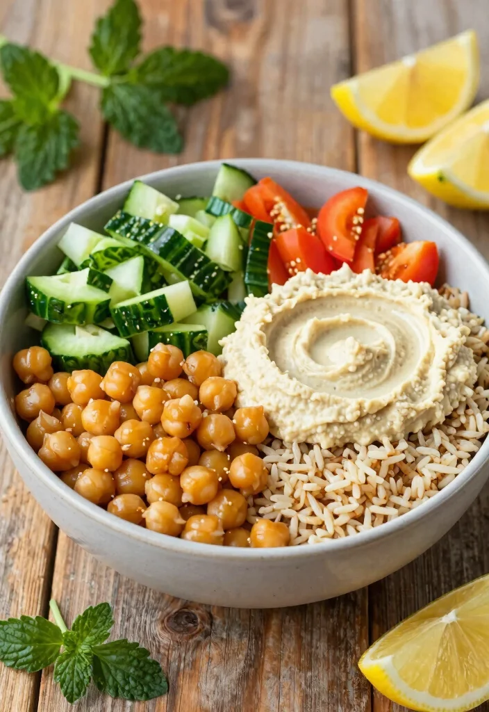10 Dinner Recipes with Hummus for Easy Flavor Boosts 10. Hummus and Chickpea Buddha Bowl 0