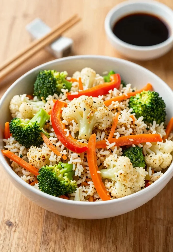 10 Easy Bariatric Dinner Recipes for Simple Portions 2. Cauliflower Rice Stir Fry 0