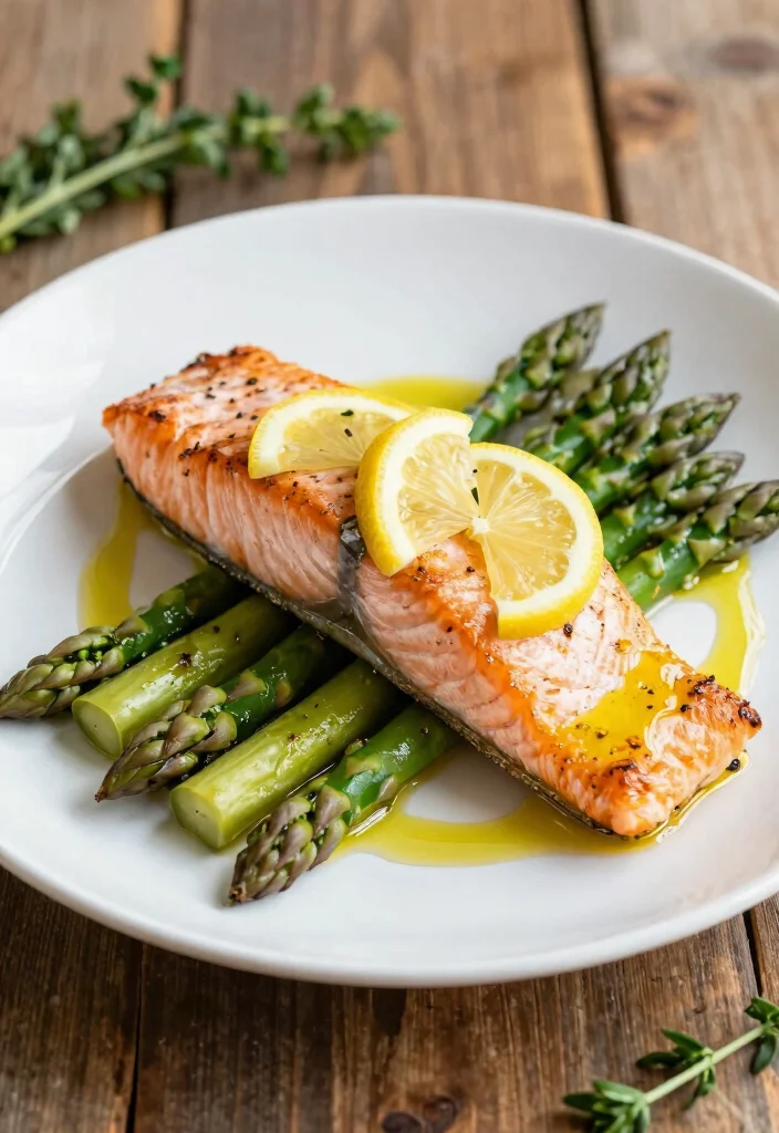 10 Easy Bariatric Dinner Recipes for Simple Portions 4. Baked Salmon with Asparagus 0