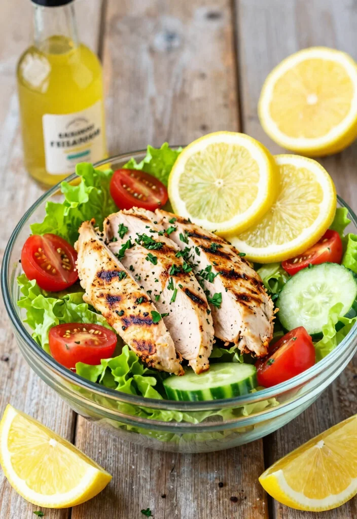 10 Grilled Chicken Salad Recipes for Hearty Fresh Plates 1. Lemon Herb Grilled Chicken Salad 0