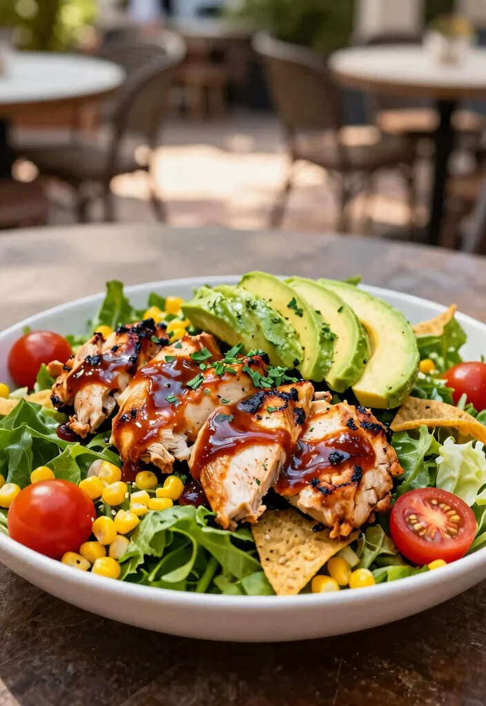 10 Grilled Chicken Salad Recipes for Hearty Fresh Plates 5. BBQ Chicken Salad 0